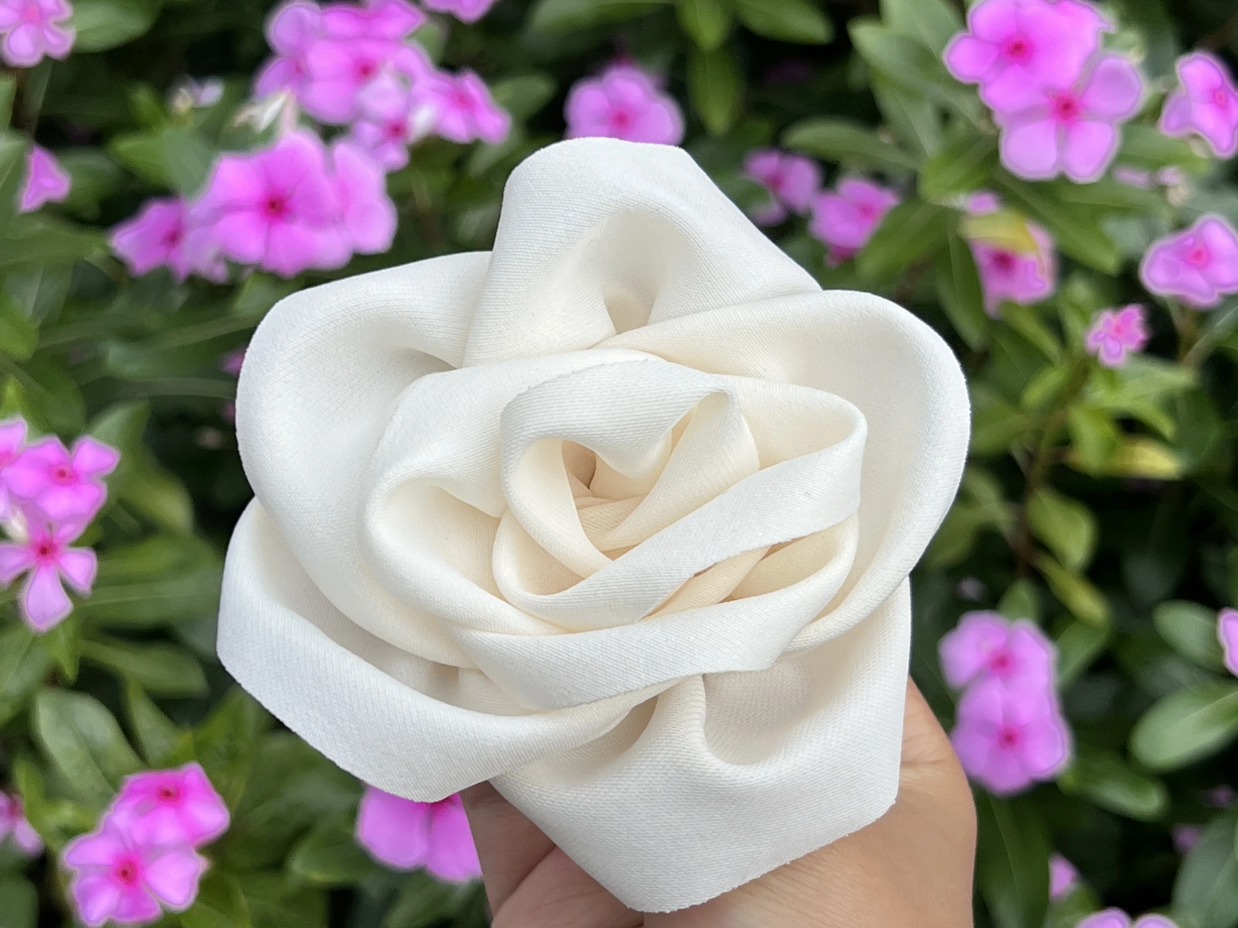 DIY Handmade New Super Large 3D Handheld Flower Chest Flower Head Flower Hat Dress Decoration Flower Rose Bud