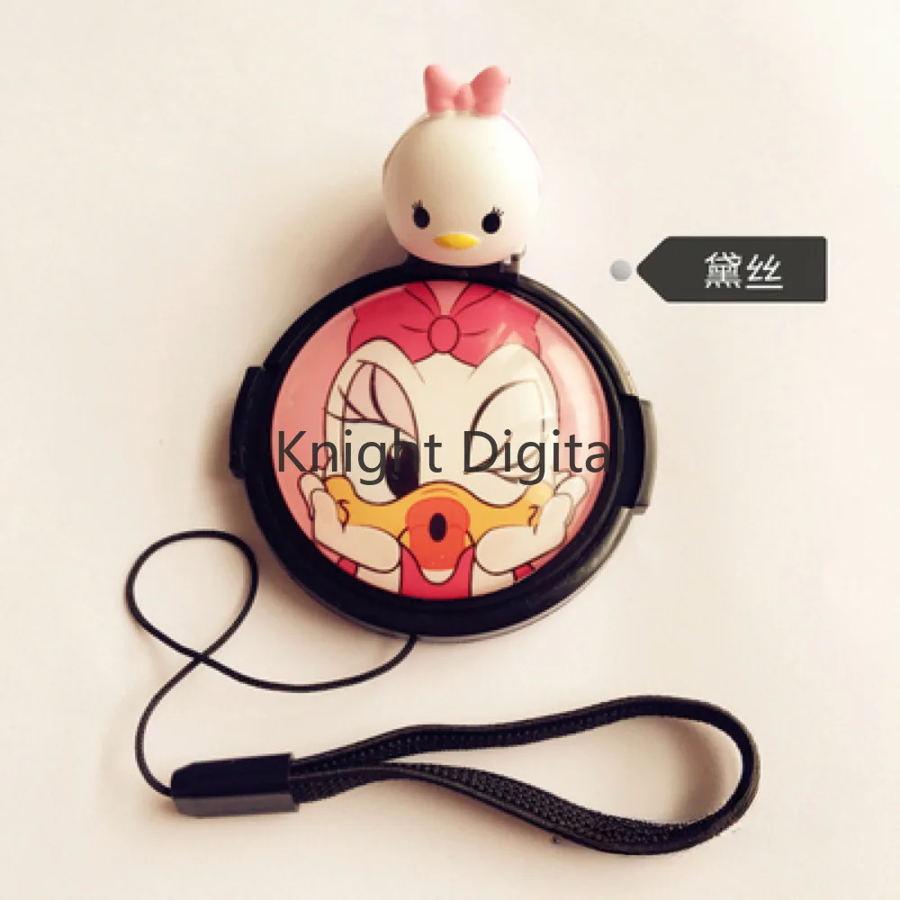 Voor Canom Eos M6 M50 Ii M100 M200 Eosm3 M5 M10 15-45Mm Spiegelloze Mooie 3d Cartoon Varkenscamera 49Mm Lenskap Flitsschoen Hoes