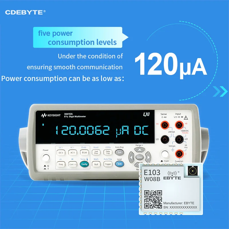 2.4G Wifi Module E103-W08B Wifi Dual ARM Core TCP HTTP Client MQTT Low Power Consumption IPEX Antenna Wireless Wifi Module
