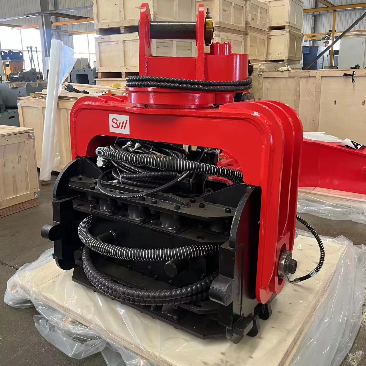 18-65T Excavator Mounted Hydraulic Vibro Hammer Spare Part /Vibratory Sheet Pile Driver  Accessories
