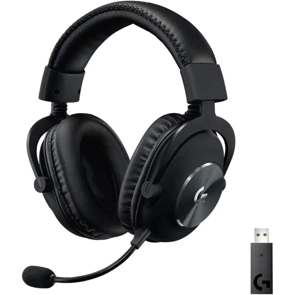 PRO X Wireless Lightspeed Gaming Headset Gen 1: Blue VO!CE Mic Filter Tech, 50 mm PRO-G Drivers, and DTS Headphon