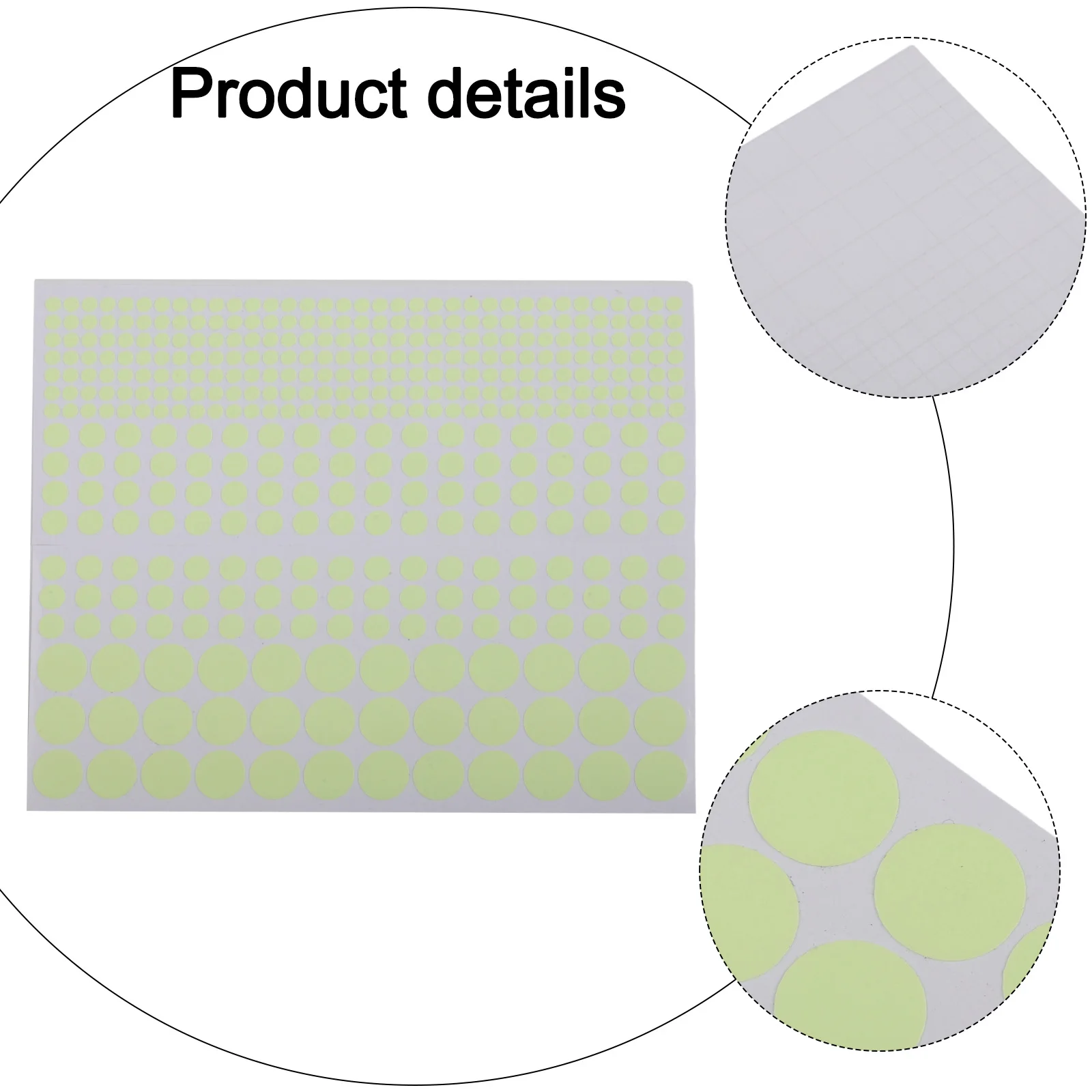 Diy Glow In The Dark Wall Stickers Fluorescent PVC Round Dot Luminous Decals for Creating a Stimulating Learning Space
