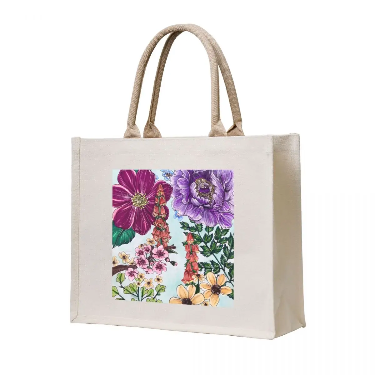 

Blooming Botanical Tote Bag large size bags Beach bag bags woman 2025 Cloth bags