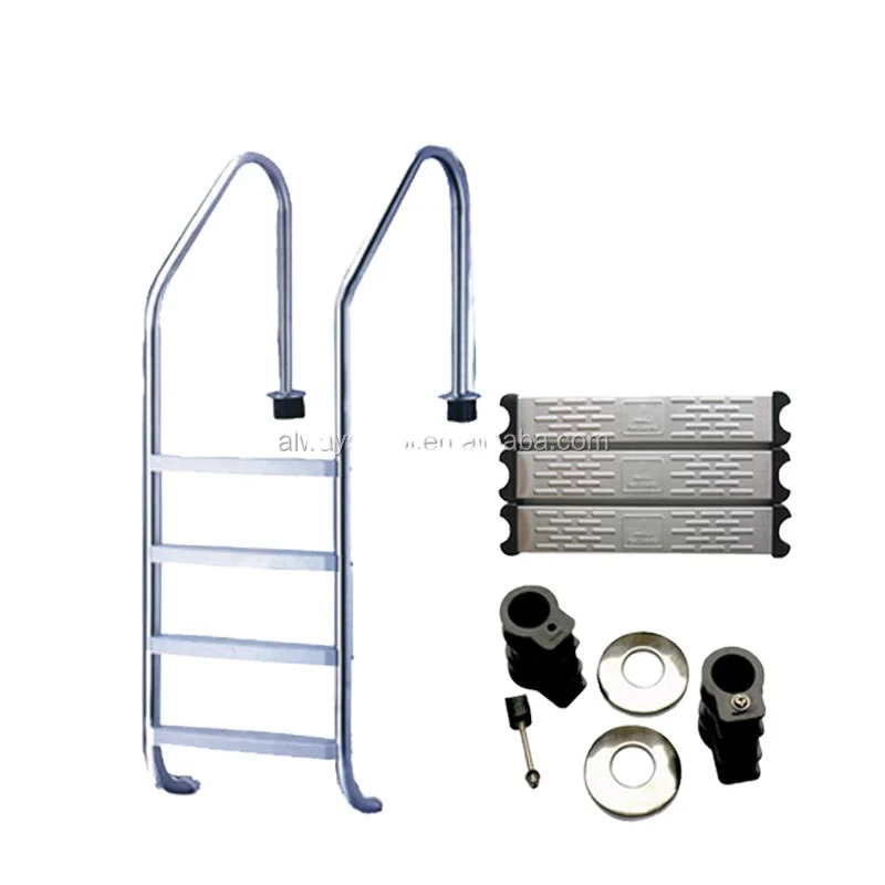 

High Quality Swimming Pool 304/316 4 Steps Stainless Steel in Ground Ladder