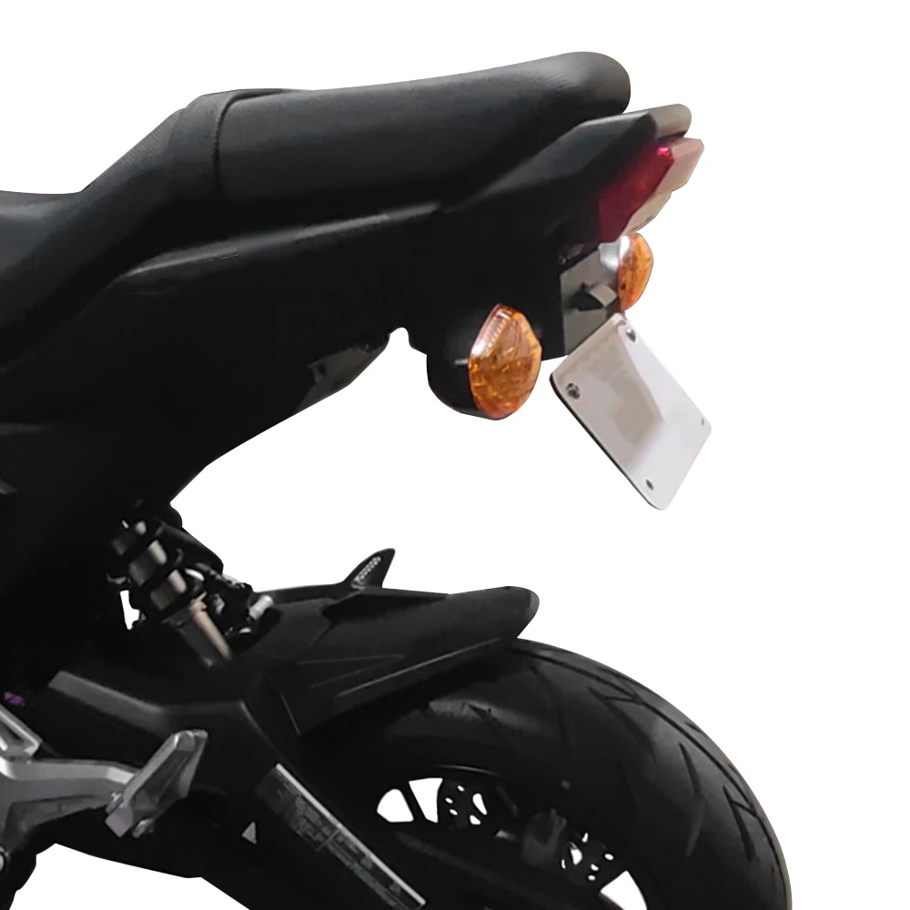 License Plate Holder Fit For Honda Grom MSX125 2017-2020 Motorcycle Tail Tidy Fender Eliminator Registration Plate LED Light