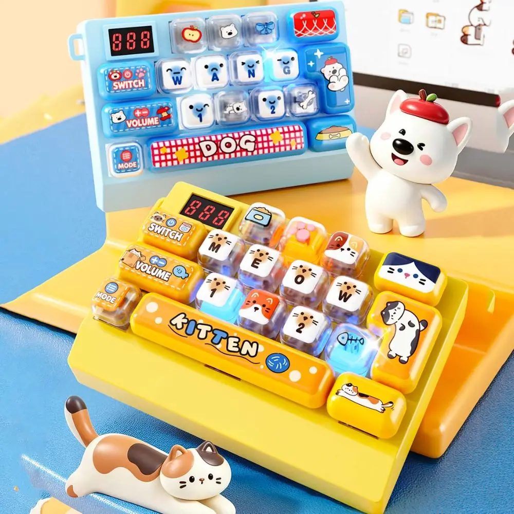 18-Key Quick Push Keyboard Game Machine Electronic Game Focus Training Pop Fidget Handheld Quick Push