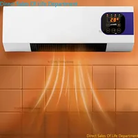 2000W Small Room Air Conditioner Cooling Fan 3 Gears Temperature Adjustable Wall Air Cooler With Remote Control Electric Heater