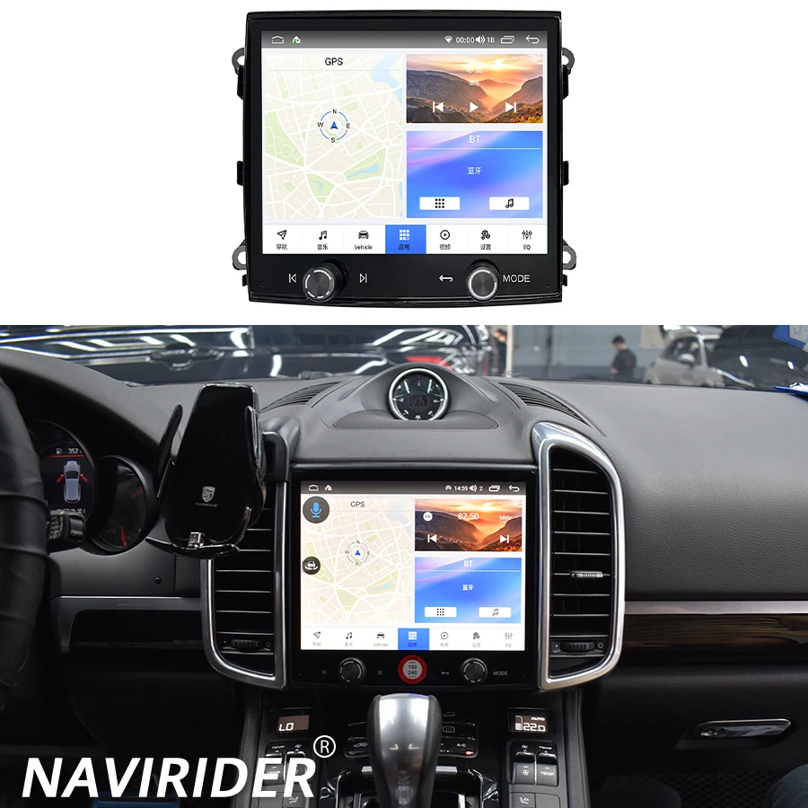 

Multimedia Video Player HU 8.4inch Car Radio For Porsche Cayenne Stereo 2010-2017 Android 15 GPS Navirider Carplay Qled Screen
