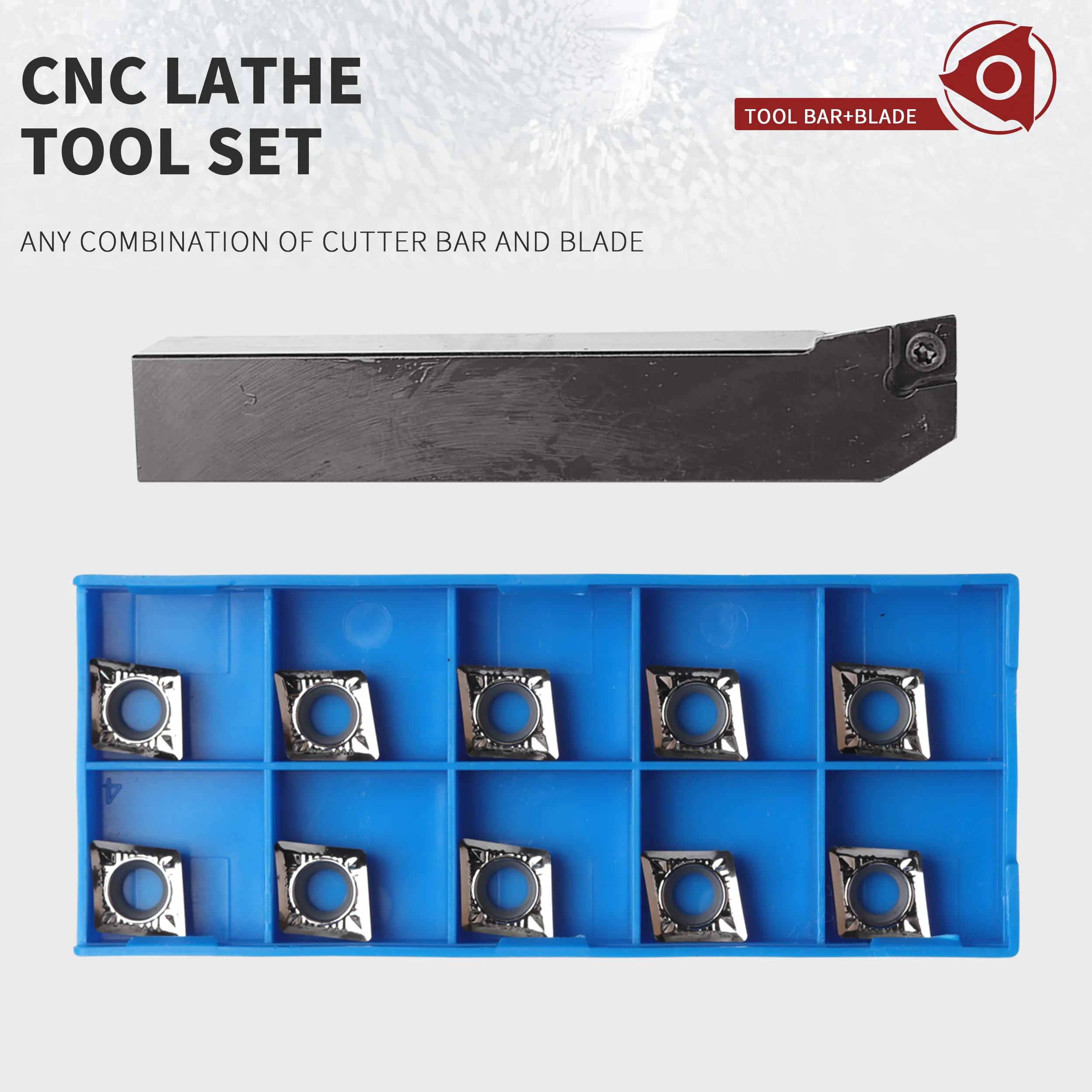 SCFCR1616H09 SCFCR2020K SCFCR2525 CNC Lathe Machine End Face External Turning Tools Holder +10Pc CCMT Carbide Insert Shock Proof