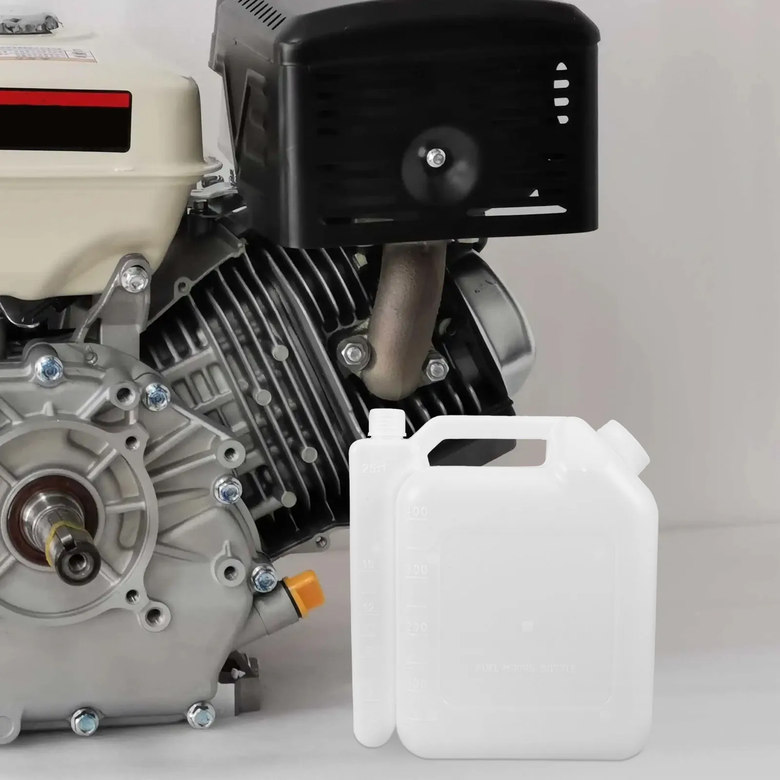 

Fuel Mixing Bottle ABS Durable Oil Drum Oil Can Portable Mix Tank for Engine Lubrication Gas Mixing Tank