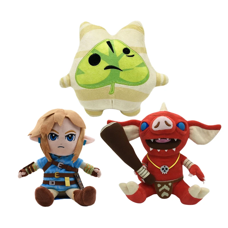 

18-27cm New The Legend of Zelda Plush Stuffed Toys Game Peripheral Link Korok Cartoon Figure Soft Doll Kids Birthday Gifts Decor