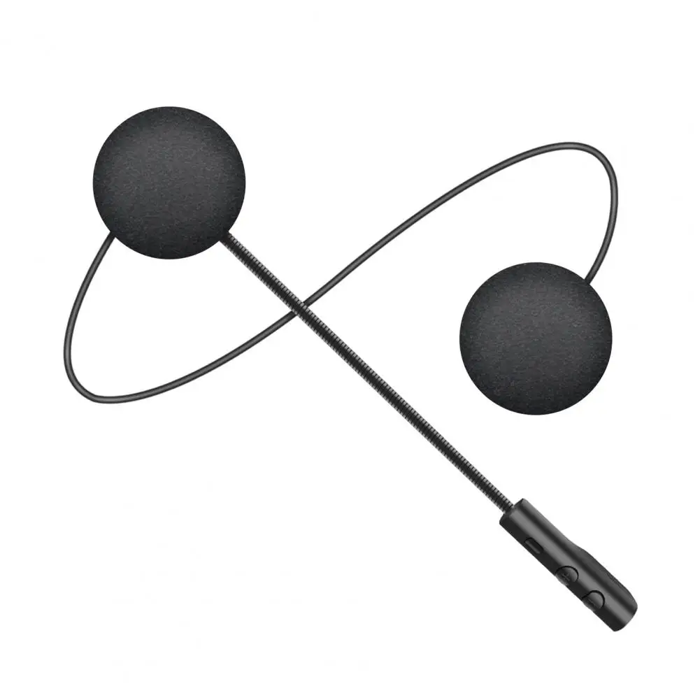 T4 Sturdy Helmet Earphone Compact Anti-interference with Sponge Helmet Intercom Long Battery Life