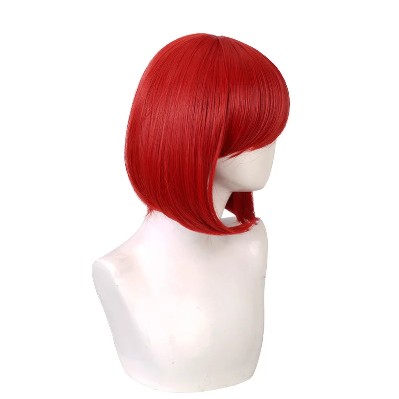 Nouveau Danganronpa V3 Dream Land Secret enfant Cosplay perruque, vin rouge BOBO tête Anime perruque