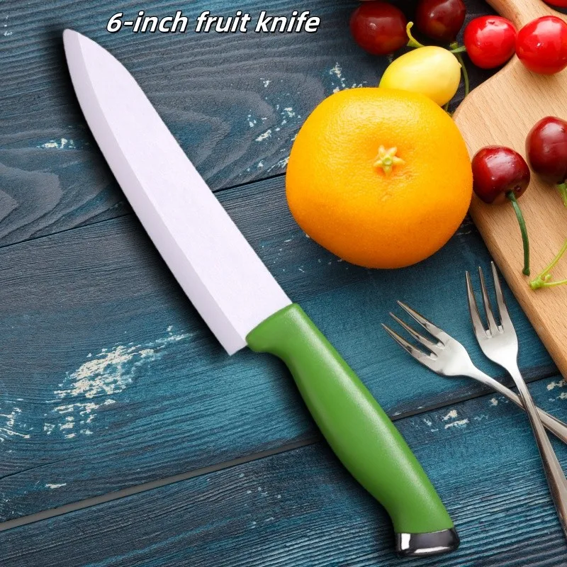 سكين سيراميك 4 5 6 بوصة السكاكين مجموعة المطبخ شفرة بيضاء الشيف فائدة تقطيع الخضار تقطيع سكاكين السيراميك اكسسوارات المطبخ