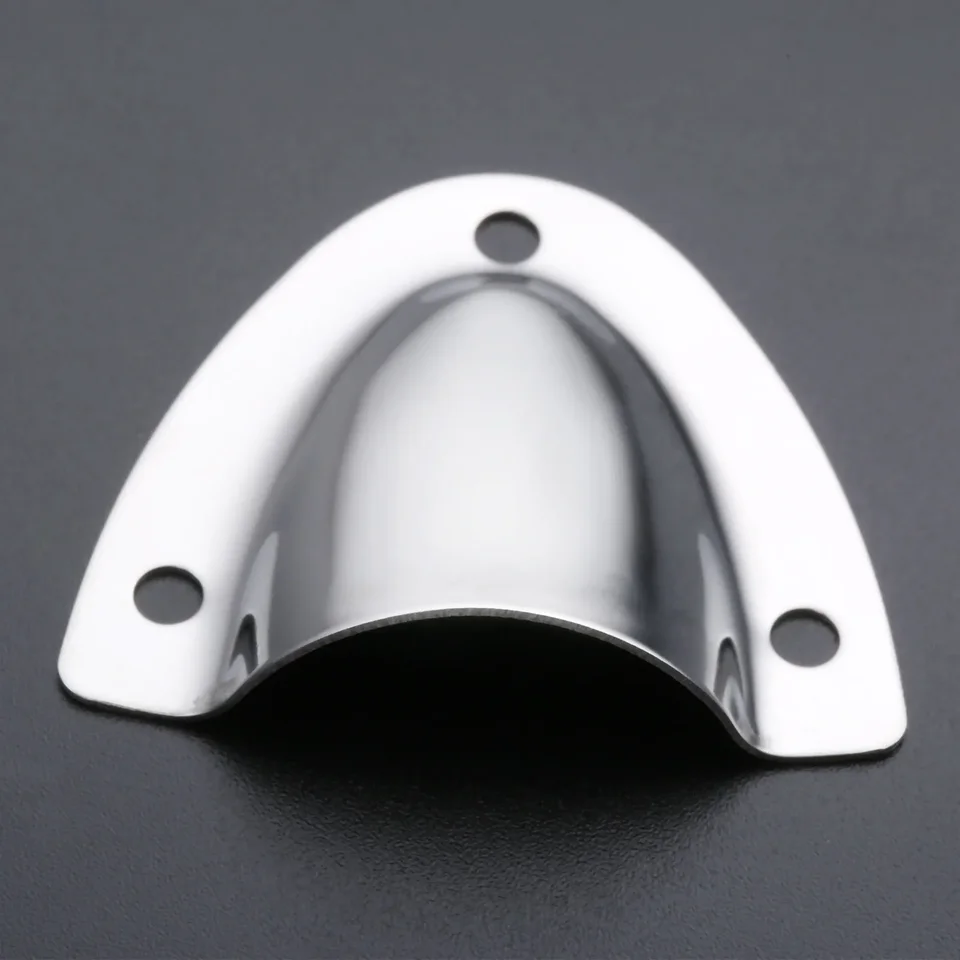 Hoffen 4-Pack Stainless Steel Clam Shell Midget Vents – Marine Boat Hose/Cable Covers