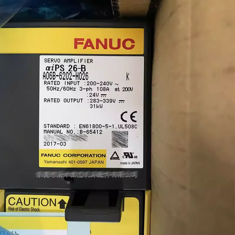 

A06B-6202-H026 New Fanuc Servo Driver IN STOCK Fast ship