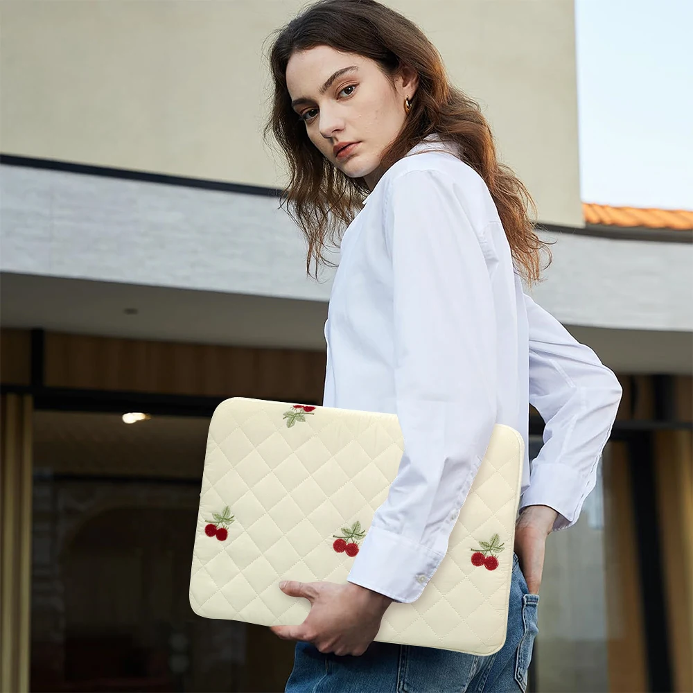 Cute Laptop Case 13 14 15 16 Inch for Macbook Air/Pro Laptop Sleeve Soft Pouch for Xiaomi, Lenovo Girl Notebook Bag Computer Bag