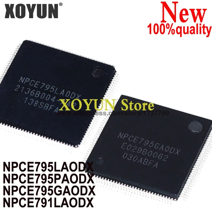 100% New NPCE795LAODX NPCE791LAODX NPCE795PA0DX NPCE795PAODX NPCE795GAODX NPCE795LA0DX NPCE795GA0DX QFP-128