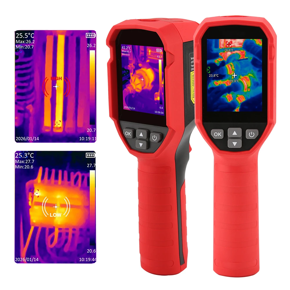 UNI-T UTi120S PLUS Thermal Imager Super Infrared Resolution 240x180 with Temperature Tracking & Alarm Thermal Imaging Camera