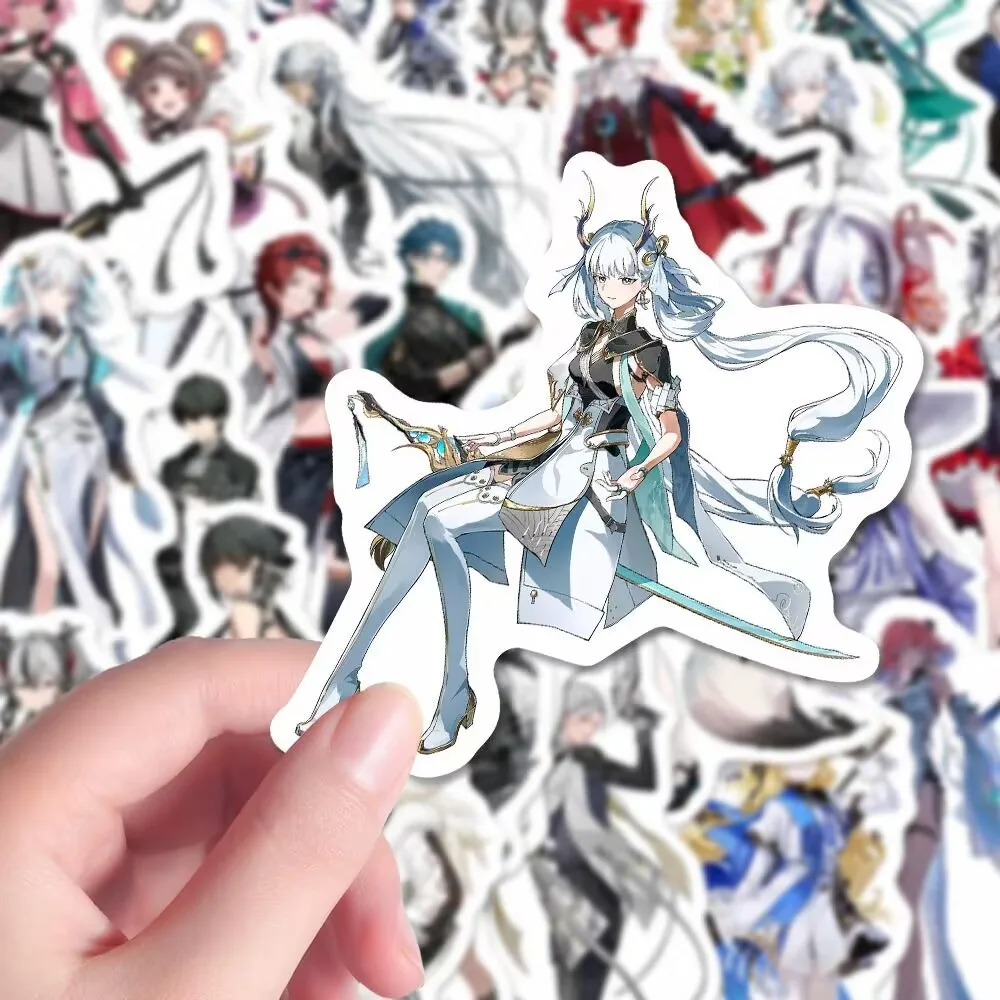 96 ملصقًا توضيحيًا لشخصية ثنائية الأبعاد لـ "Ming Chao" على Instagram، يتميز الفتاة اللطيفة "Phoebe Rinazita Canterera"