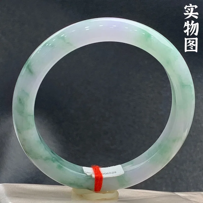 

Natural Myanmar a Goods Emerald Old Pit Material Mauve Jadeite Positive Ring Bracelet