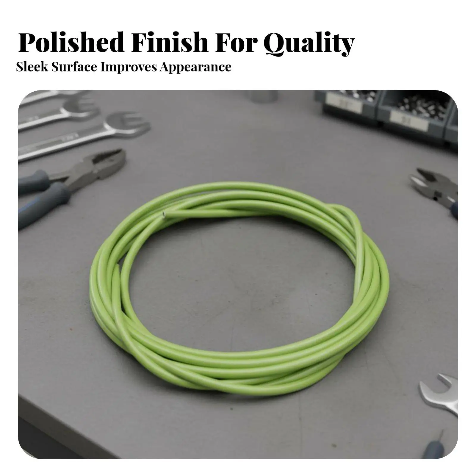 Cycle Derailleur Cable Housing Compressionless Bike Gear Change Cable Housing Kink Resistant Cycle Change Er Outer for Cyclists,