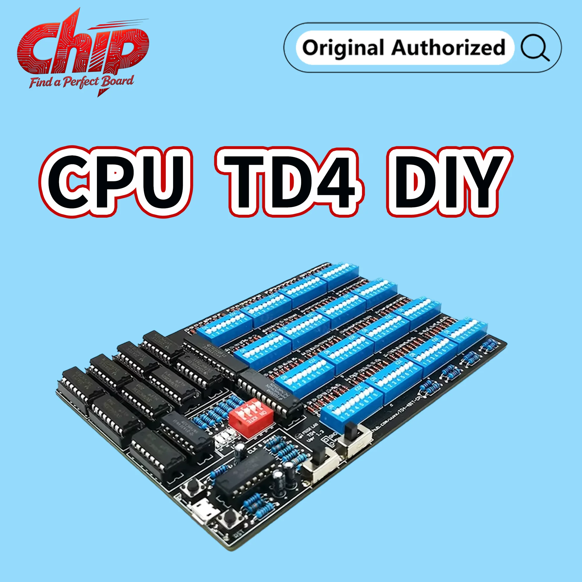 CPU DIY-Kit TD4: Erschaffe selbst eine einfache 4-Bit-CPU – Open Source