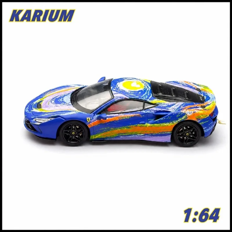 

KARIUM1/64 F8 Tributo Van Gogh Art Edition Die Casting Alloy Simulation Car Model Male Gift Desktop Ornament Collection Souvenir