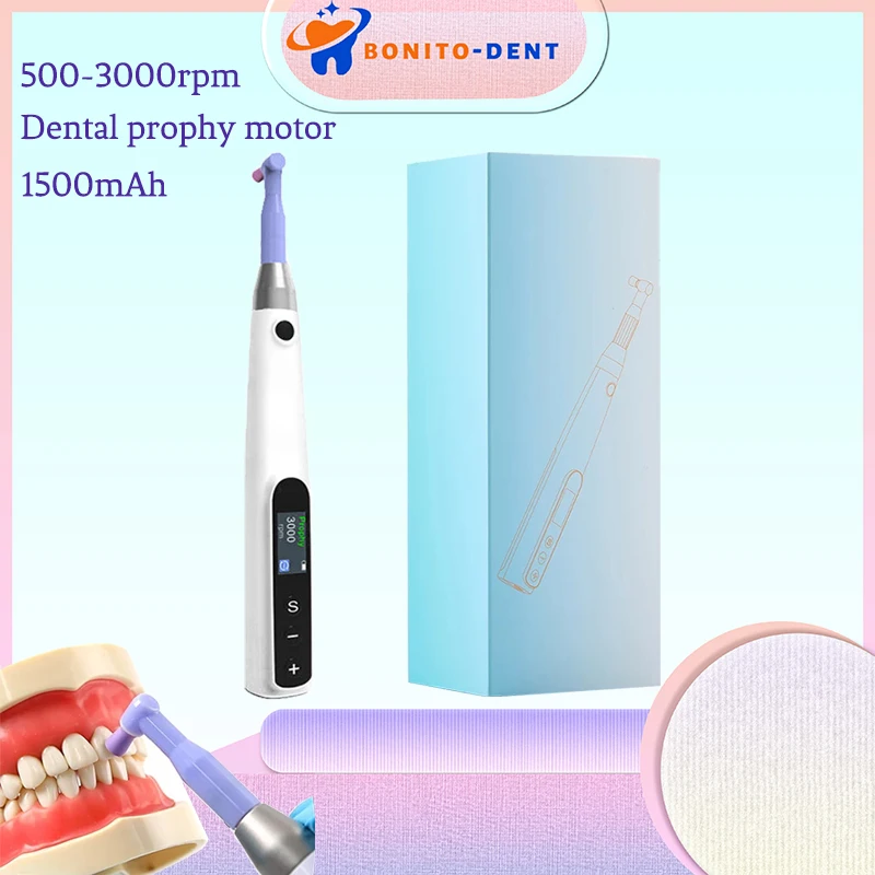 

Professional Dental Cordless Hygiene Prophy Handpiece Motor for Teeth Cleaning and Polishing