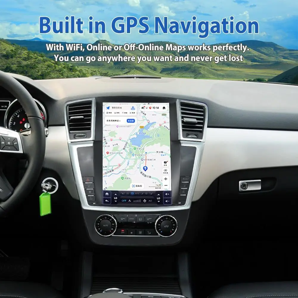 

For MERCEDES-BENZ GL ML W166 ML300 350 400 500 2012-2016 car radio GPS Navi BT Head unit Body Kit Car Exterior Replacement