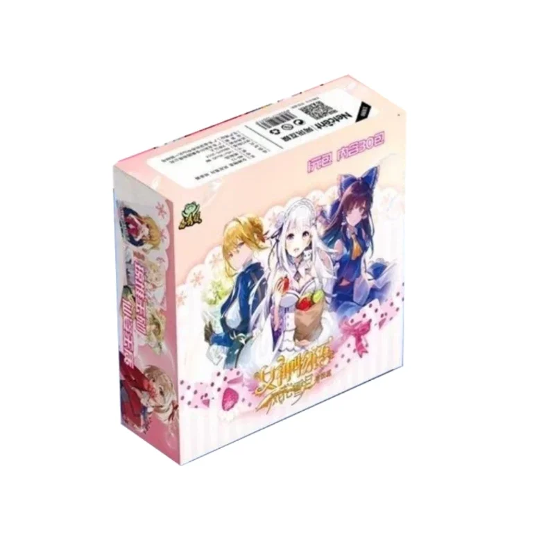 New Goddess Story Card Collection Rare Color Flash Card Cartoon Anime Character Collection Level Card Game Toy Children's Gift