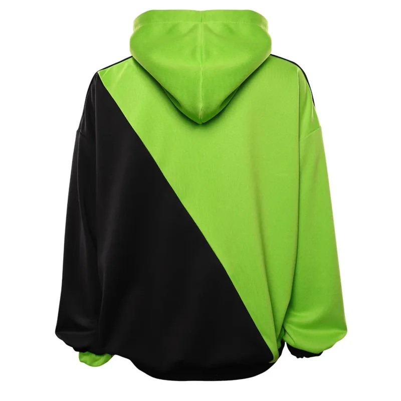 Shego cosplay traje com capuz casaco macacão maiô feminino roupas verdes halloween carnaval festa terno para meninas adultas