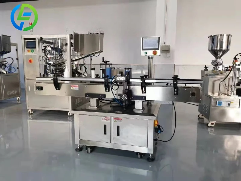Customize Automatic Round Bottles Labeling Machine for Manufacturing Plant