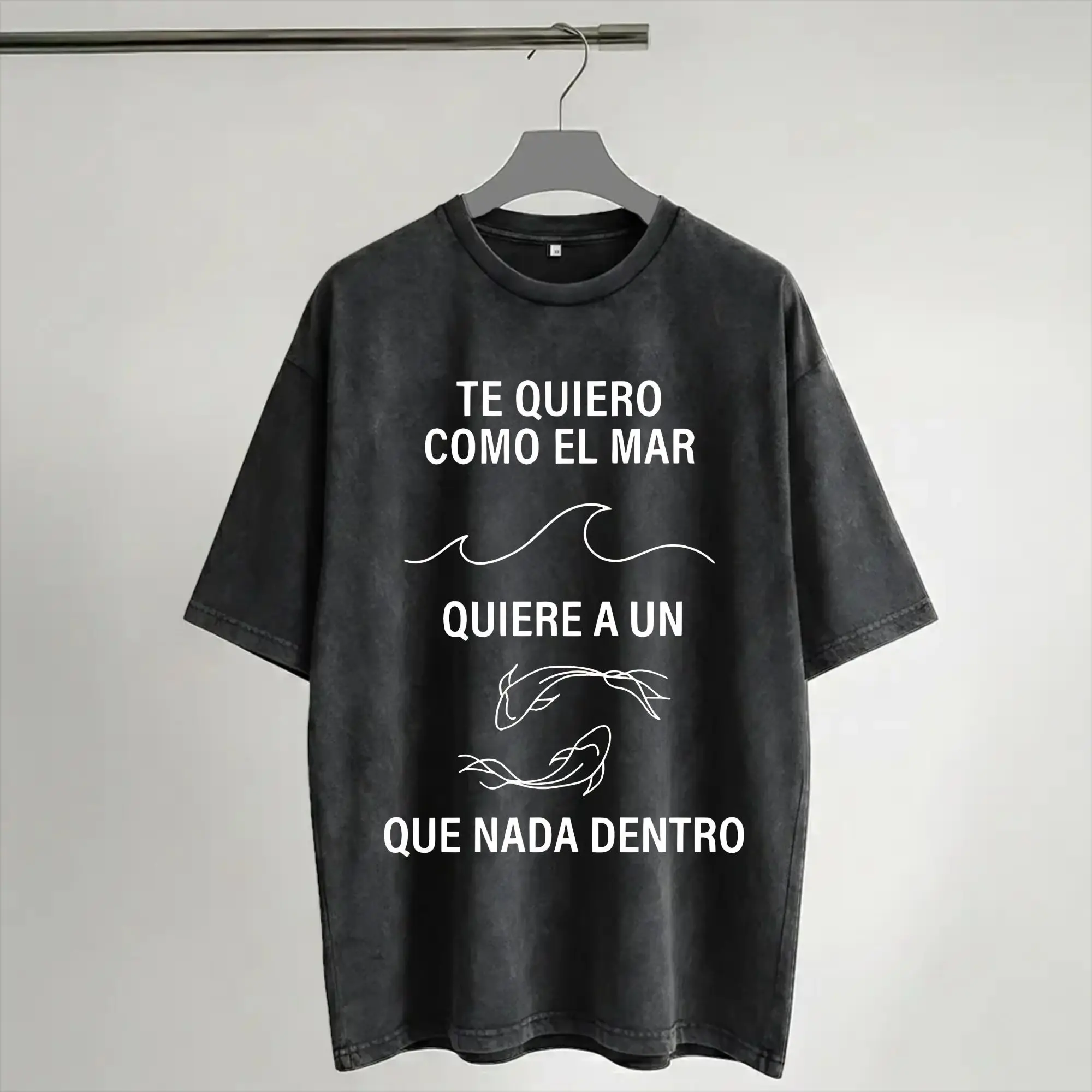 Melendi spanish singer T Shirts Hip Hop Washed Short Sleeve Harajuku T-Shirts  Fashion for Men Women Streetwear Summer Tops Tees