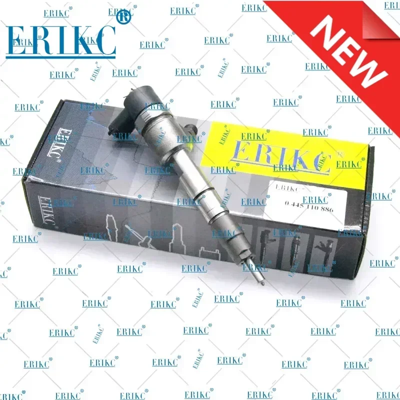 ERIKC Common Rail Injector Part 0445110886 Diesel Fuel Injector 0 445 110 886 Auto Fuel Injection Pump Parts 0445 110 886