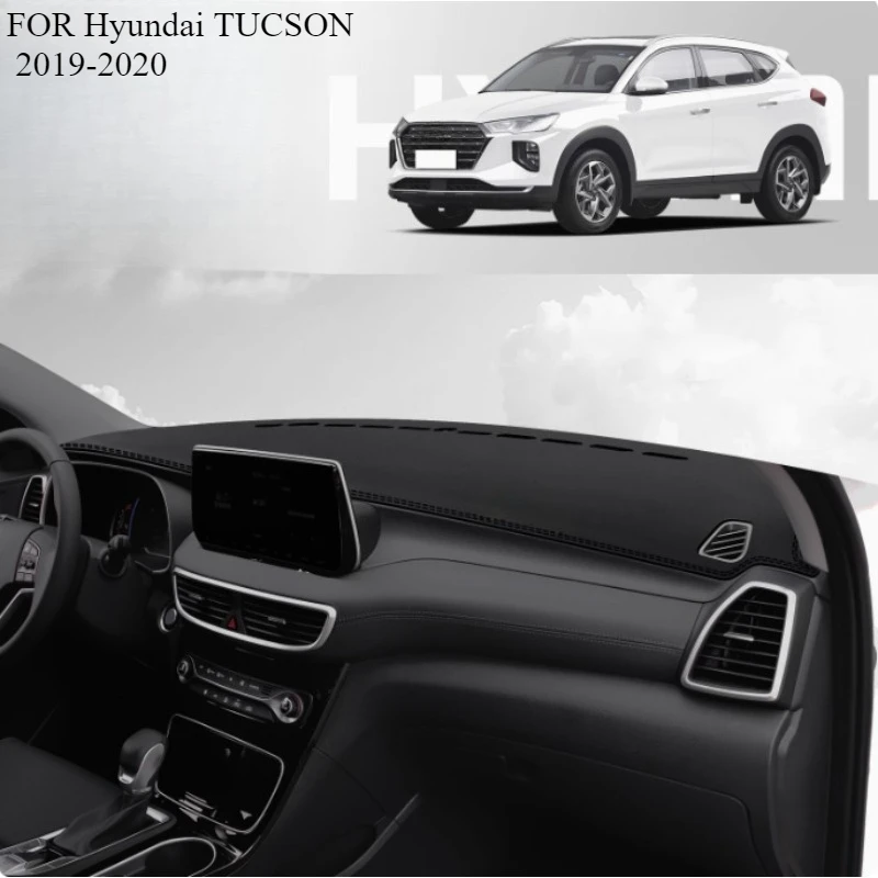 FOR Hyundai TUCSON 2019-2020 Car Dash Mat Dashmat Dashboard Mat Cover Sun Shade Dash Board Cover Carpet  Accessories