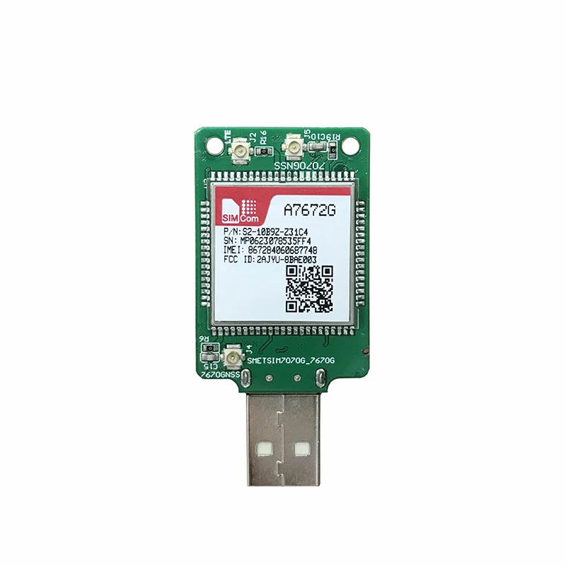 SIMCom A7672G USB Dongle (without GPS, USA use LABE only) LTE Cat 1 Module Compatible A7672/SIM7000/SIM7070 SIM800F/SIM800