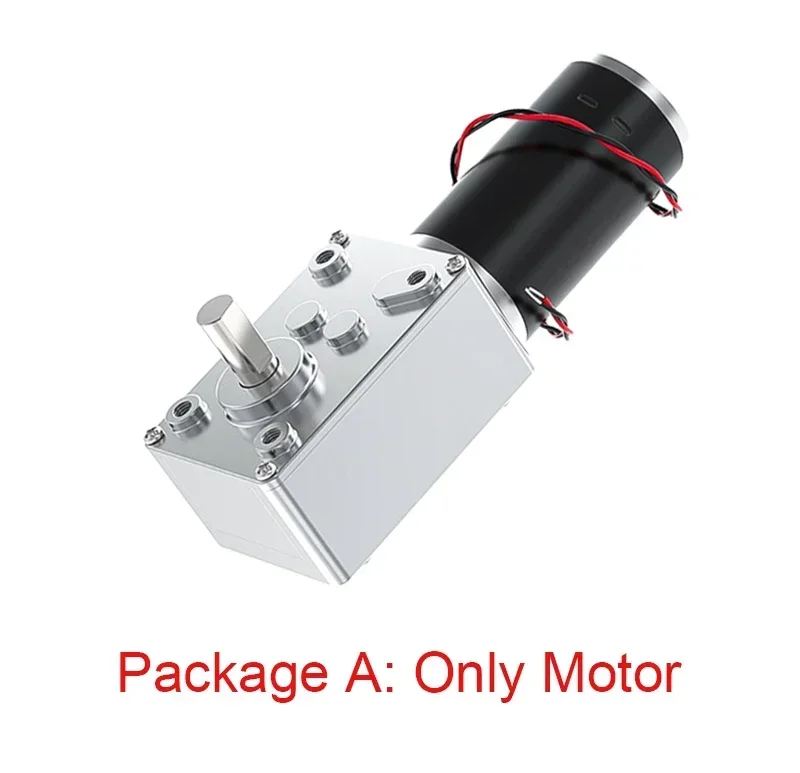 5840-31ZY DC 12V 24V Reduction Gear Motor Large Torque High Power 2-70kg 7RPM-470RPM Worm Gear Motor Reversed Motor