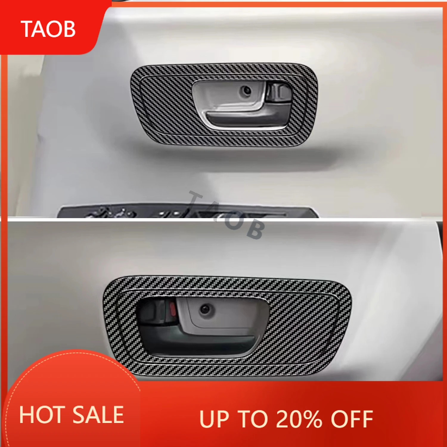 New High Quality For Honda N-BOX 2024 2025 Car Interior Accessories Door Handles Cover Trim 2pcs (Only For Low--Equipped Version