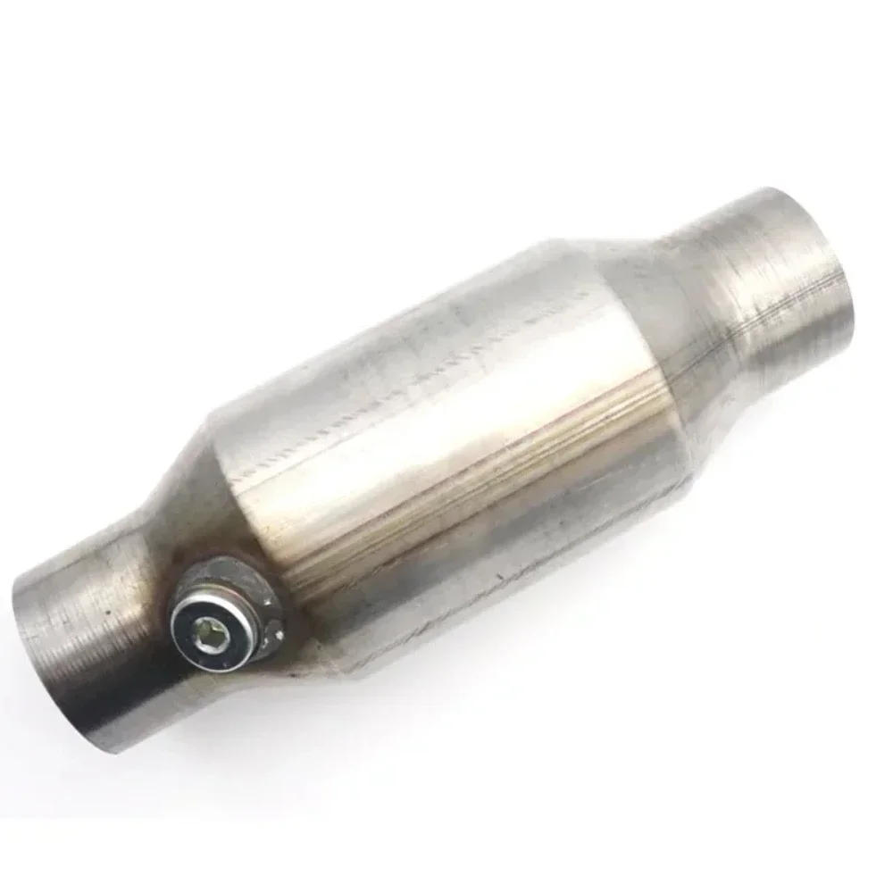 Universal 2'' /2.25'' /2.5'' /3" Catalytic Converter Oxygen Sensor 400 Cells High Flow Catalyst Converter Round Stainless Steel - Detail 1
