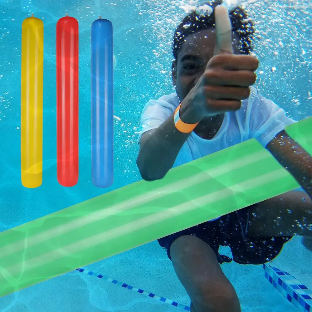 Wasser Spiele Spielzeug Party Decor Wasser Spielzeug PVC Schwimmen Nudeln Pool Aufblasbare Sticks Erwachsene Kinder Schwimmen Pool Nudeln