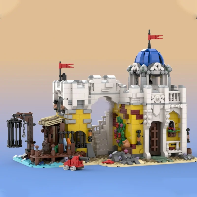 1988pcs MOC Imperial Brig Piratesed Model Building Blocks Architecture Assemble DIY Christmas Gifts Education Toy Kids Birthday