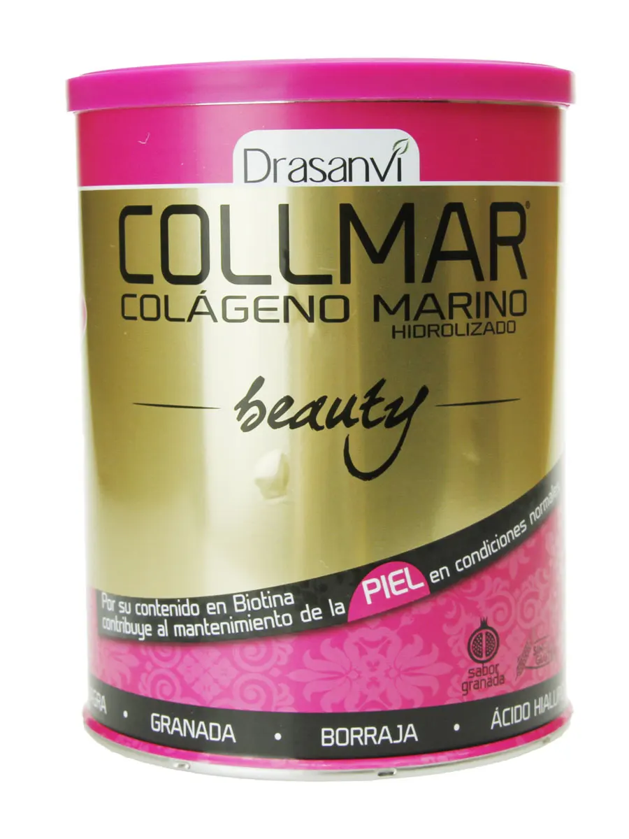 Collmar beauty hydrolyzed marine collagen pomegranate flavor 275 gr-marine collagen type i that helps you keep the skin in normal conditions.