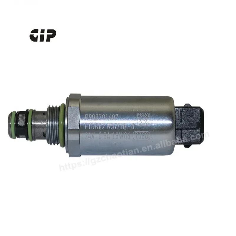 Excavator Solenoid Valve R900701407 24V 0.8A VALVE GP-SOLENOID Hydraulic Valve R900701407 For