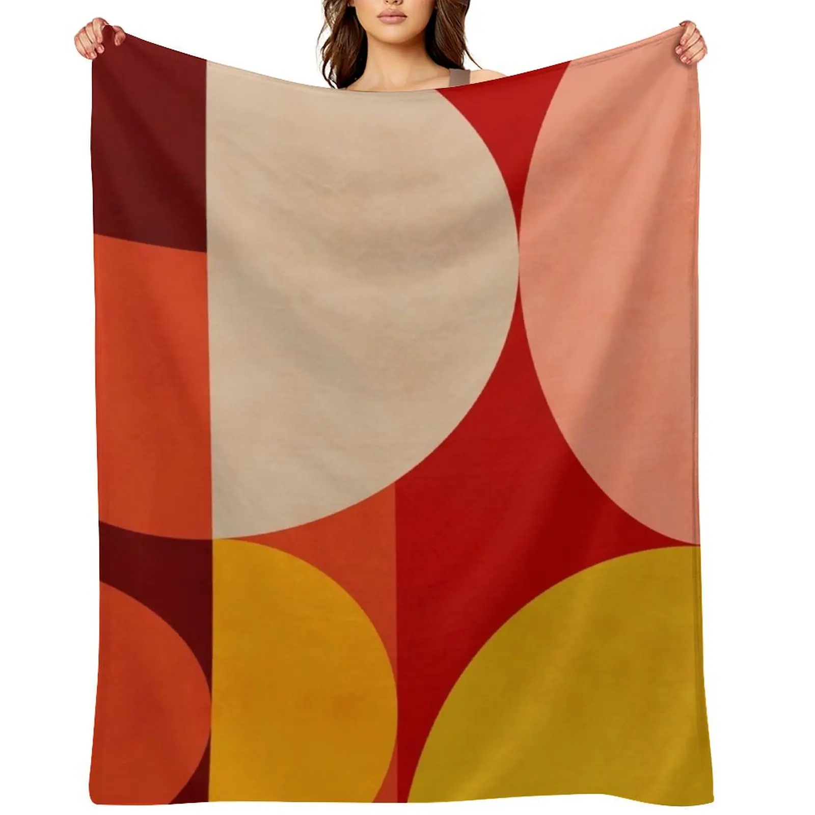 

mid century 1 Throw Blanket Blankets For Baby For Decorative Sofa christmas decoration Comforter Blankets