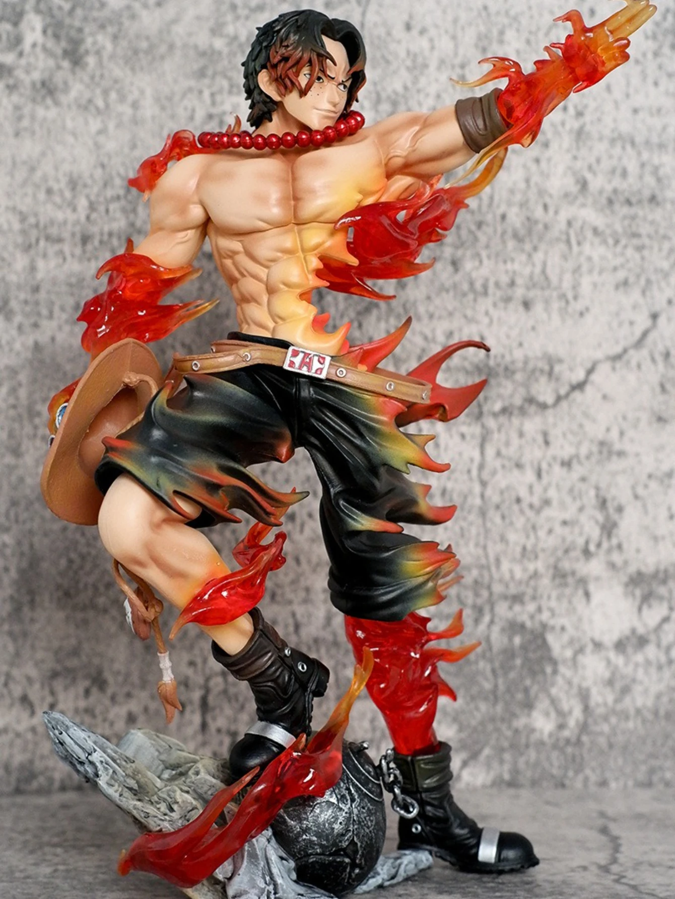 26cm 신규 원피스 애니메이션 피규어 포트거스 D 에이스 주변기기 PVC 모델 수집용 스태츄 데스크탑 장식품 생일 선물 장난감