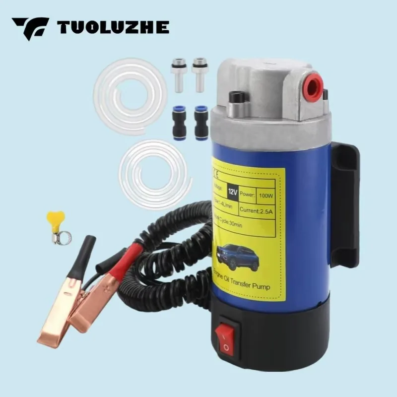 12V 24V Portable Small Fuel Pump Electric Oil Transfer Pump Machine