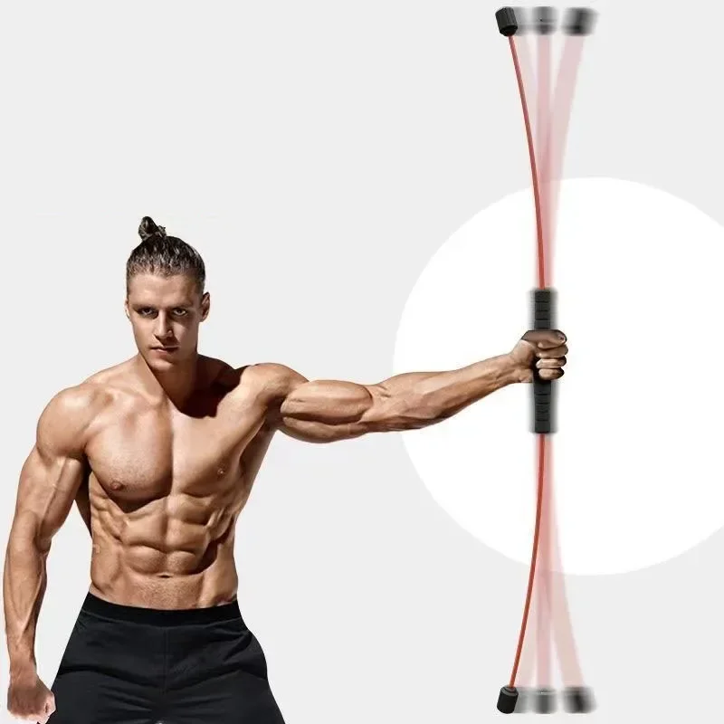 Multi-Function Training Stick Detachable Elastic Rod Stick Lose Weight Muscle Training Tremor Rod Gym Fitness Exercise Equipment