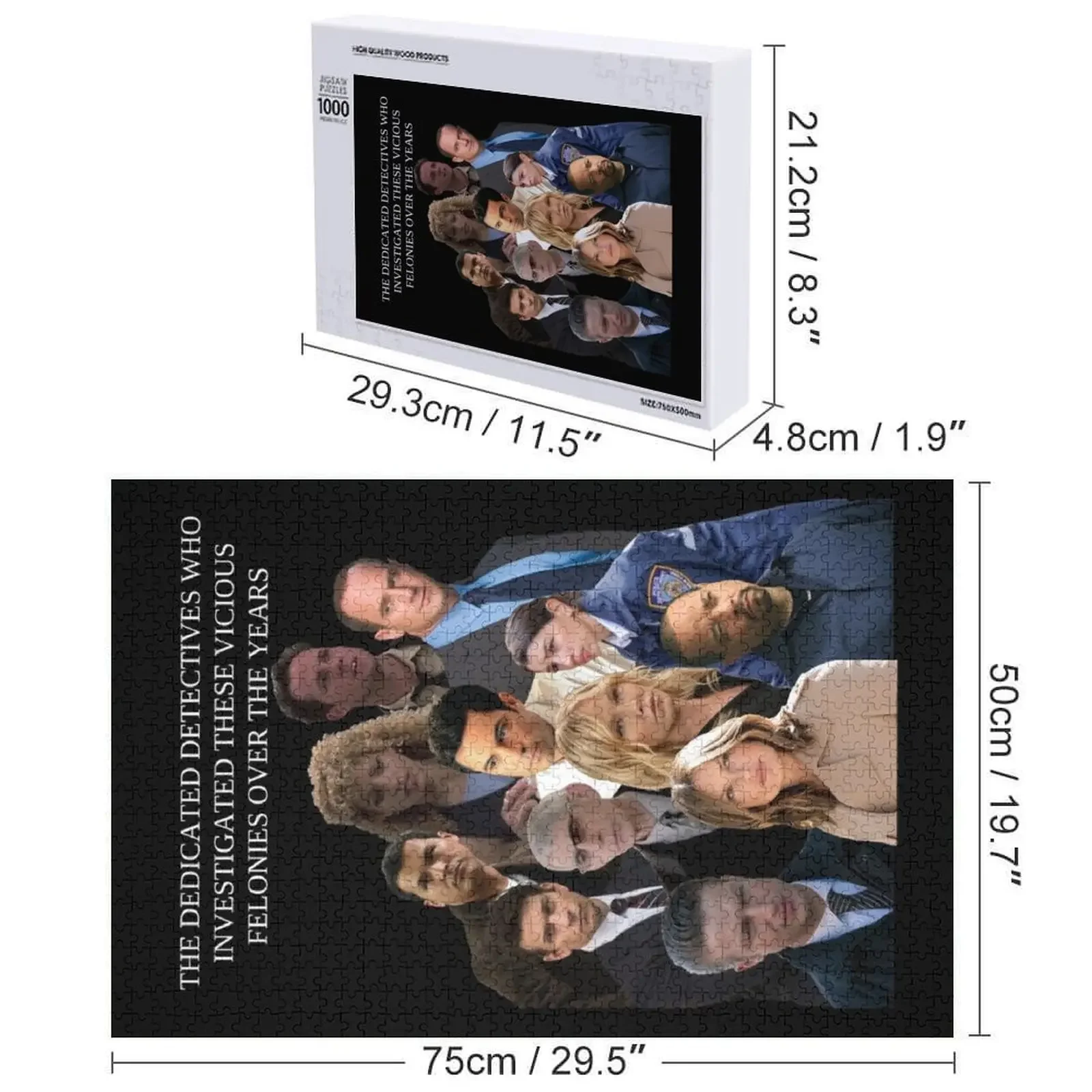 SVU Dedicated Detectives Пазл Персонализированные детские подарки Искусство Персонализированный детский подарок Пазл
