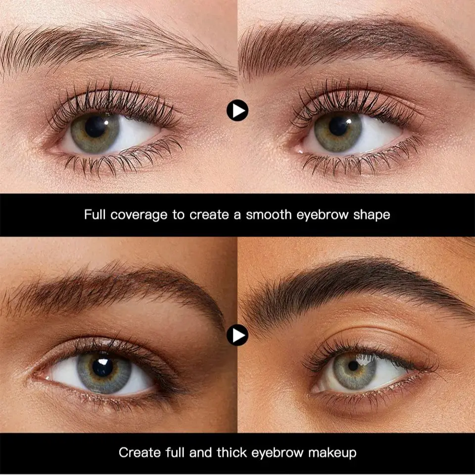 Eyebrow Pencil Waterproof Brown Long-lasting Thick Eyebrow Liner Pencil Quick Drying Eyeliner Easy to Wear Natural Eye Makeup